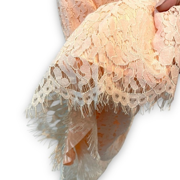 LULUS In This Moment Blush Pink Lace Sleeveless Dress | Bridesmaid | Size Medium - Picture 8 of 11